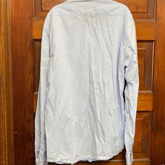 XMI platinum blue checked button up men’s - Picture 5 of 5